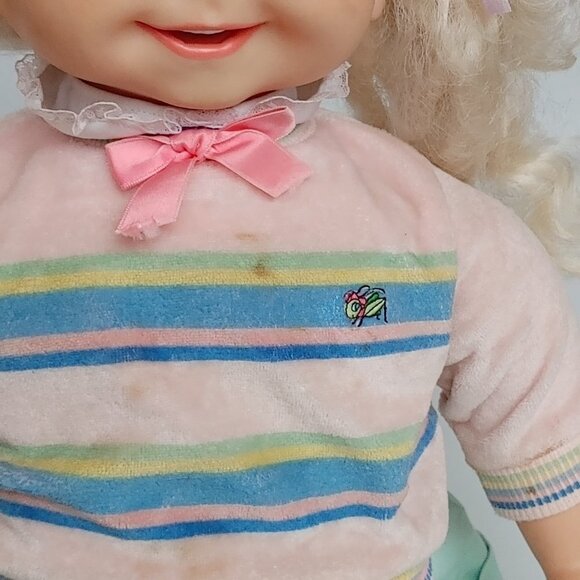 Vintage 1986 Playmates 25” Cricket Talking Doll w/ Tape, Mouth & Eyes Move - Picture 3 of 14